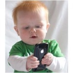 Als een baby al een iPhone heeft...