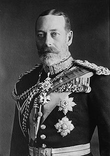Koning George V van Saksen-Coburg en Gotha later Windsor